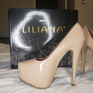 Liliana Nude Platform Heels